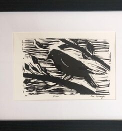 Eva Spunaugle - "Crow" - Union - Print Making - 2nd Place