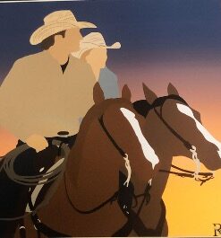 Melana Rowser - "Saddled at Sunset" - Duchesne - Digital Media - 1st Place