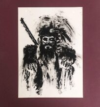 Tucker Blackburn - "Mountain Man" - Duchesne - Paint Oil/Acrylic - 2nd Place