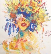Yellowmoon Vanderhoop - "colors" - Uintah - Paint Oil/Acrylic - 3rd Place