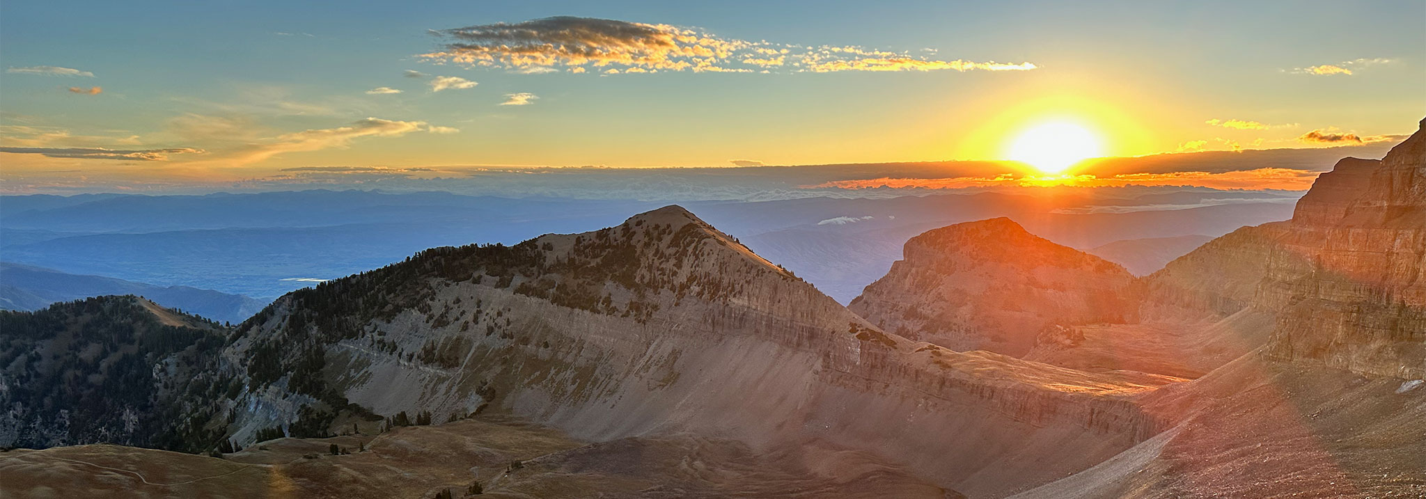 Mount Timpanogos Sunrise from Saddle